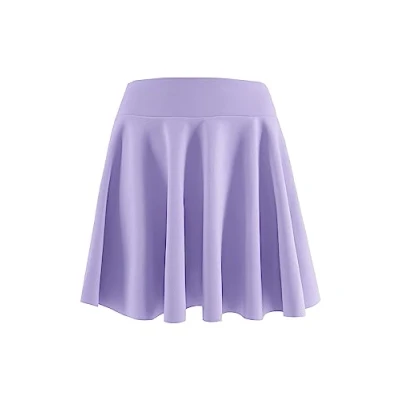Immagine di JOPHY &amp; CO. Gonna Ragazze Bambine Plissettata Midi Versatile Vita Elastica (8 Anni, Viola Corto)