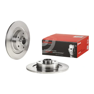 Immagine di BREMBO 08.A826.37 Disco freno 300 11 5 pieno con kit cuscinetto ruota, anello sensore ABS