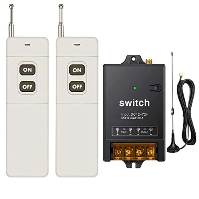 Immagine di dstfuy interruttore con telecomando 220v,1500m a lunga distanza,interruttore RF wireless AC 220 V/230V/240 V / 40 A, remoto per apparecchiature elettriche l&#039;illuminazione