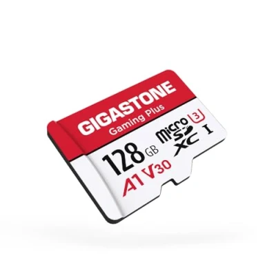 Immagine di GIGASTONE Scheda di memoria da 128 GB, Gaming Plus, per Switch, Steamdeck, 4K Video UHS I A1 U3 V30 C10 MicroSDXC