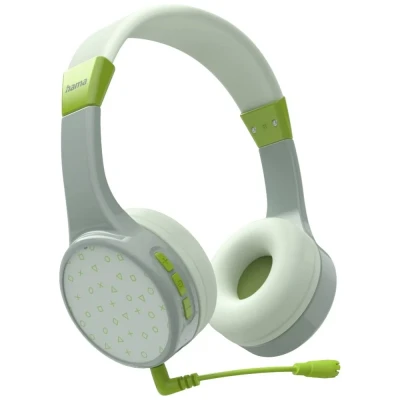 Immagine di Hama Teens Guard Bambini Cuffie On Ear Bluetooth Stereo Verde headset con microfono, regolazione del volume