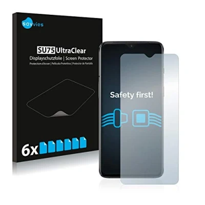 Immagine di savvies (6 Pezzi Pellicola Protettiva per OnePlus 7 Protezione Schermo Trasparente