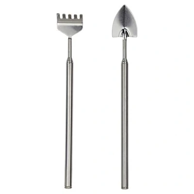 Immagine di Esschert Set 2 Attrezzi Telescopici Per Ecosistema Terrarium, Argento, 3 cm x 1.7 Dimensione
