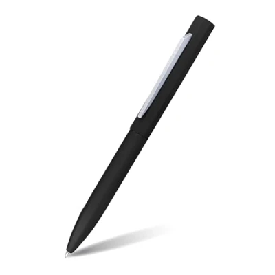 Immagine di Online Penna a sfera OCTOPEN I in metallo di alta qualità, nero, mina sostituibile, inchiostro blu, adatto ai documenti, idea regalo, 1 pezzo (confezione da 1)
