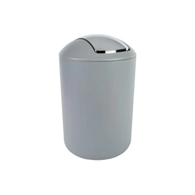 Immagine di axentia contenitore con coperchio basculante, 5 l, grigio opaco