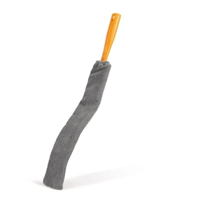 Immagine di Perfetto Microslim Piumino, Tessuto, Coccia Zucca/Microfibra Grigio, 80x3x61.0 cm