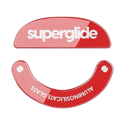 Immagine di Superglide Piedini per mouse/pattini più veloci e lisci, realizzati con vetro ultra resistente impeccabile, suola super veloce liscia resistente, mouse da gioco Pulsar X2 Mini wireless