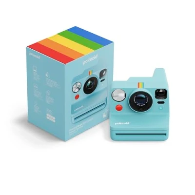 Immagine di Polaroid NOW+ Generazione 3 Fotocamera istantanea Bluetooth connessa Blu artico (9163)