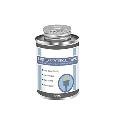 Immagine di Cmeilau Rivestimento in gomma isolante liquido, colla ignifuga resistente alle alte temperature, nastro elettrico liquido nero, per isolamento elettronico (Bianco)