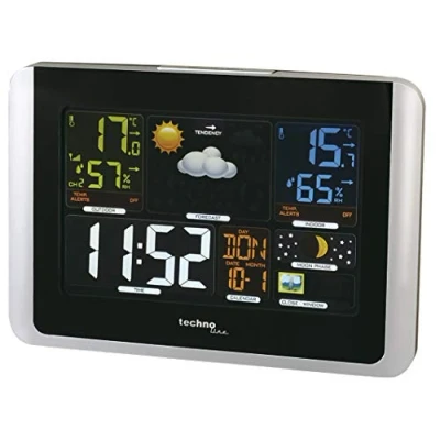Immagine di Technoline Stazioni meteorologiche Moderne WS6442, Temperatura Interna, Esterna, Tendenza meteorologica, Display a LED, Alimentazione