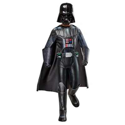 Immagine di Rubies Darth Vader costume completo di lusso per bambini e ragazze, maschera, mantello guanti, ufficiale Star Wars, unisex cosplay, compleanni feste