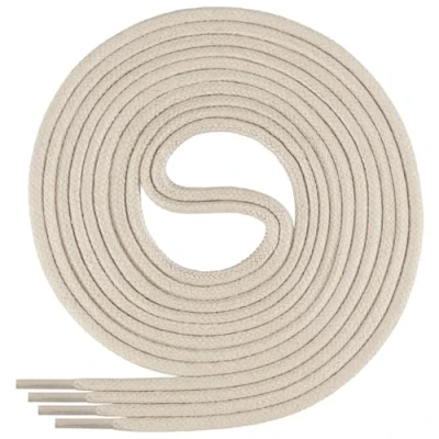 Immagine di Di Ficchiano Lacci rotondi cerati, lacci, diametro 2 4 mm, per scarpe da lavoro, ginnastica e in pelle, colore: beige, lunghezza: 160 cm