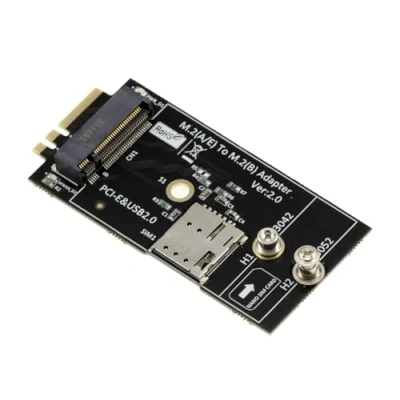 Immagine di KALEA INFORMATIQUE M2 B Key e Nano SIM A M.2 adattatore per 3G 4G 5G WiFi Module Card, supporto USB PCIe Type Card