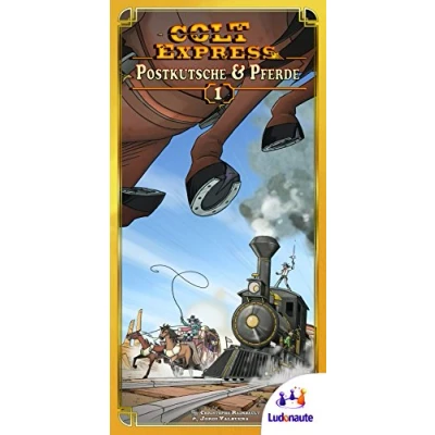 Immagine di Ludonaute Asmodee 217672 Set di espansione Colt Express Horses And Stagecoach