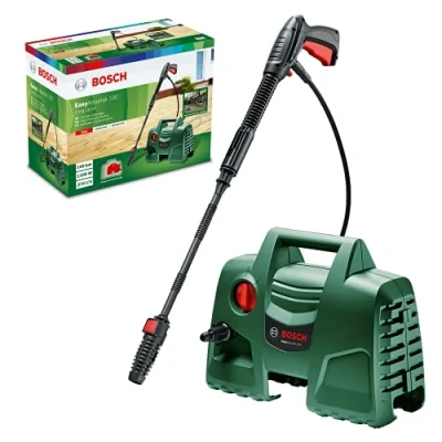 Immagine di Bosch Home and Garden Idropulitrice EasyAquatak Longlance, Cavo da 5 m, Tubo Flessibile 3 Confezione in Cartone, Pressione 100 Bar, 1200 W, Pulitore ad alta Pressione, ‎Portata 270 L/h