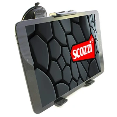 Immagine di scozzi Porta Tablet da Auto Parabrezza Supporte Ventosa (Universale 7 10.1) PE Compatibile con iPad,Lenovo,Samsung Galaxy Tab S7 S6 S5e A7 A E P12 P11 Yoga 13 11 M10 M8 Fe Lite Air Mini Plus PRO