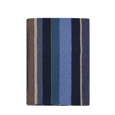 Immagine di Gallo Sciarpa semplice unisex e blu righe multicolor