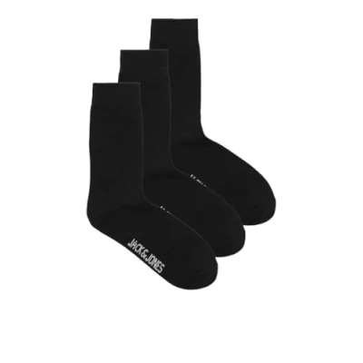 Immagine di JACK&amp;JONES PLUS Jacrafael Calzini Noos Pls, 3, Nero/Confezione: Nero, 43 46 Große Größen Uomo