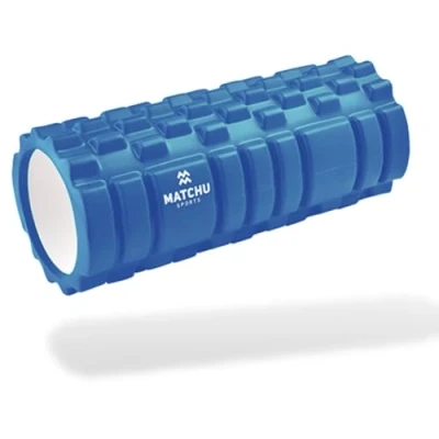 Immagine di Matchu Sports Foam Roller Rullo Per Massaggio Di Schiuma Pilates Disponibile in nero/blu/arancione, morbido, medio e duro diverse misure (Blu, 33x14 CM Medio)