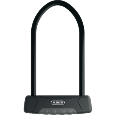 Immagine di Abus U Lock Granit Plus 470 Staffa Eazy KF Lucchetto per Bicicletta con grillo parabolico Livello di Sicurezza 12 230 mm Altezza grillo, Nero