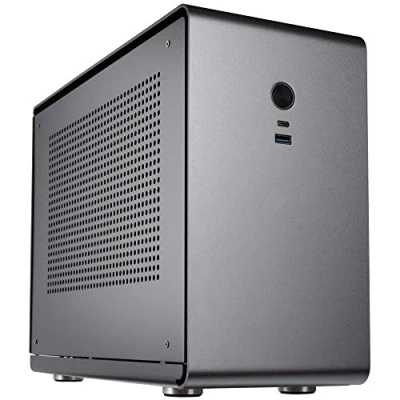 Immagine di KOLINK Rocket V2 Case Compatto Mini ITX per PC in Alluminio Grigio Canna di Fucile