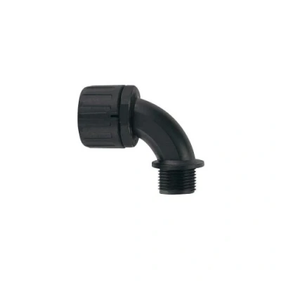 Immagine di HellermannTyton 166 22201 HG13 90 M16 Raccordo a vite del tubo flessibile Nero 9.80 mm 1 pz.