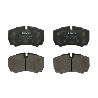 Immagine di DELPHI LP1826 Kit pastiglie freno Non predisposto per contatto segnalazione usura con lamierino anticigolío senza accessori IVECO: DAILY 4