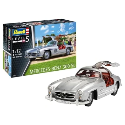 Immagine di Revell 07657 Mercedes Benz 300 SL Model kit 1:12 Scale modello, Colore Non verniciato, RV07657