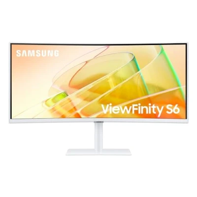 Immagine di Samsung ViewFinity S6 S34C650TAU Monitor LED ERP G (A G) 86.4 cm (34 pollici) 3440 x 1440 Pixel 21:9 5 ms DisplayPort, HDMI ™, Cuffie (jack da 3,5 mm), USB