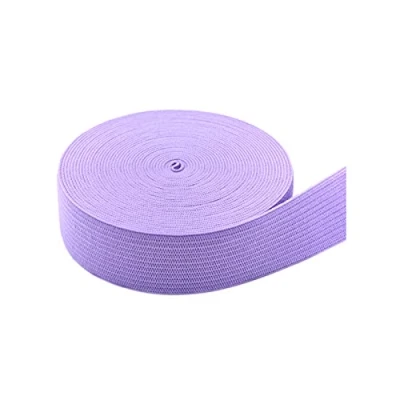 Immagine di Simpleelove 5 m di lunghezza, 20 mm larghezza, elastico colorato per cucito, fai da te (viola)