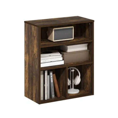 Immagine di Furinno Pasir Libreria espositiva a 3 livelli, Pino Ambrato