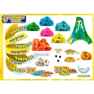 Immagine di CRAZE Palla a Sorpresa per Bambini argille magiche all&#039;Interno, Pasta da Modellare, Diversi Colori 18767, Multicolore