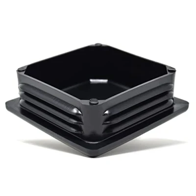 Immagine di Design61 4 tappi quadrati per tubi con lamelle, 70 x mm, lamelle dimensioni interne 62 66 mm
