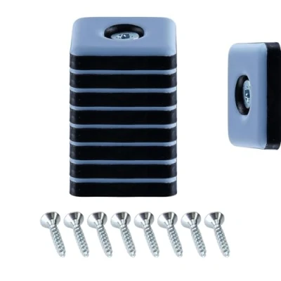 Immagine di Set di 32 feltrini in teflon, 25 x mm, spessore 5 incl. viti 3,5 mm 20 rivestimento PTFE, teflon per mobili e sedie