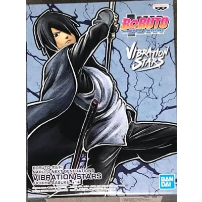Immagine di Banpresto Figura Statua UCHIHA SASUKE da Boruto Naruto Next Generation Vibration Stars BP19029 Altezza 14cm Multicolore