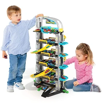 Immagine di MOLTO Parcheggio 6 piani con ascensore automatico, eliporto, autolavaggio, stazione di ingrassaggio, servizio Giocattoli educativi per bambini +3 anni in su
