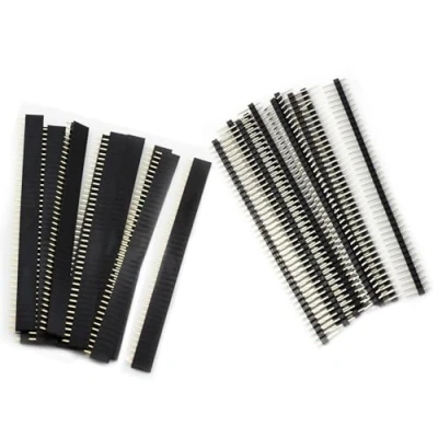 Immagine di 50 pezzi 2,54 mm Breakaway scheda 40 pin spina intestazione maschio e femmina striscia PCB saldatura piastra per Arduino prototipo Shield
