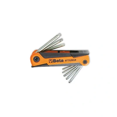Immagine di Beta 97TX/BG8 Serie di 7 chiavi maschio per viti con impronta Torx