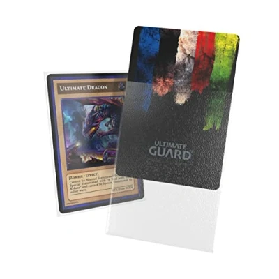 Immagine di Ultimate Guard Cortex 60 buste per carte di credito, 62 x 89 mm, retro trasparente, finitura opaca, senza PVC e acidi, elevata trasparenza