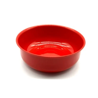 Immagine di Kimmel 21 000 0403 1 Ciotola per zuppa di Cereali, in plastica, Riutilizzabile, infrangibile, impilabile, 10 cm, Colore: Rosso
