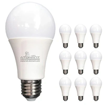 Immagine di LED ATOMANT Confezione da 10 Lampadina E27 A60 10W, Colore Bianco Caldo, 1000 Lumen, Non Regolabile