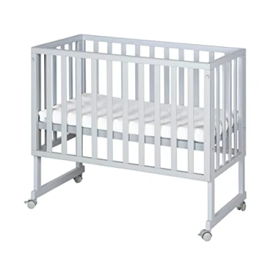 Immagine di roba Lettino Co sleeping safe asleep 3 in 1, 45 x 90 cm, Altezza Regolabile, Set Completto con Culla, Inserto, Barriera Tessuto e Ruote Freni, Legno Laccato Bianco