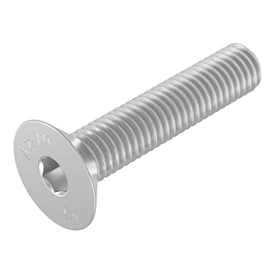 Immagine di SECCARO Vite a testa svasata M6 x 30 mm, acciaio inox V2A VA A2, DIN 7991 / ISO 10642, esagono incassato, 20 pezzi