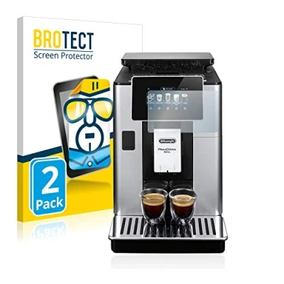 Immagine di brotect Pellicola Protettiva per DeLonghi PrimaDonna Soul ECAM610.55.SB Protezione Schermo (2 Pezzi) [Trasparente, Anti Impronte]