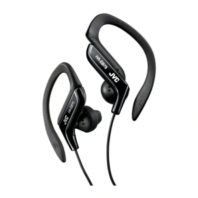 Immagine di JVC Auricolari Sport con Clip Regolabile, Antisudore e Antischizzo (IPX2), Cavo 1.2 M, Nero