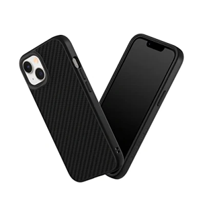 Immagine di RhinoShield Case Compatible with [iPhone 14/13] SolidSuit Shock Absorbent Slim Design Protective Cover Premium Matte Finish 3.5M / 11ft Drop Protection Carbon Fiber