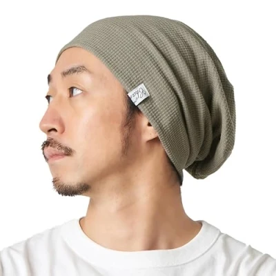 Immagine di CHARM Cappello Uomo Estivo Berretto Donna Cotone Slouchy Beanie Invernale Moda Coreana Giapponese Grigio Antracite (Style B)