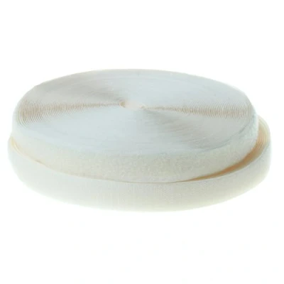 Immagine di TUKA 25mx20mm Nastro Gancio e anello da cucire, non adesivo Hook &amp; Loop striscia, Cucire On Magico Strisce Ideale per abiti 25m nastro, larghezza 20mm, Avorio, TKB5004 ivory