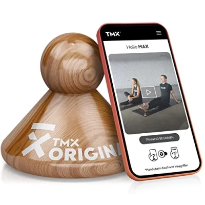 Immagine di TMX Trigger Original, Massaggiatore Fisioterapico in Legno Naturale per Point, Tensioni e Contratture Muscolari, Digitopressione Sollievo dal Dolore Miofasciale, 7 cm,