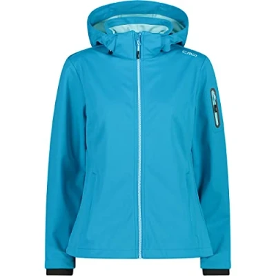 Immagine di CMP Giacca in light softshell da donna con cappuccio removibile, Hawaian, 40